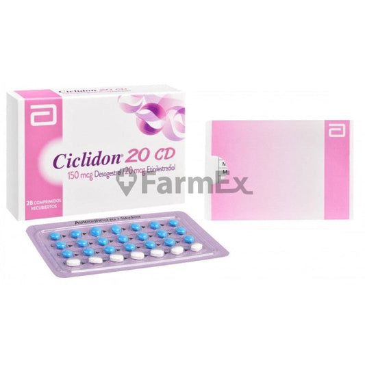 Ciclidon 20 CD x 28 comprimidos susc-1 de 2 meses Farmex-Suscripciones-Persistente 