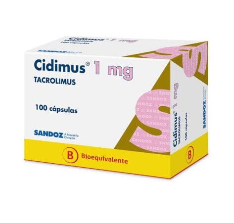 Cidimus 1 mg x 100 cápsulas "Ley Cenabast" sandoz 