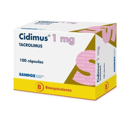 Cidimus 1 mg x 100 cápsulas "Ley Cenabast" sandoz 