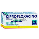 Ciprofloxacino 500 mg x 6 comprimidos