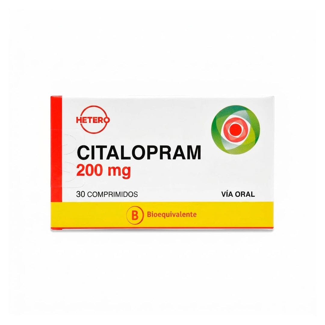 Citalopram 20 mg x 30 comprimidos (Cenabast) Hetero 