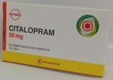 Citalopram 20 mg x 30 comprimidos recubiertos