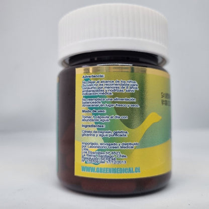 Citrato de Magnesio 500 mg x 30 cápsulas Green medical 