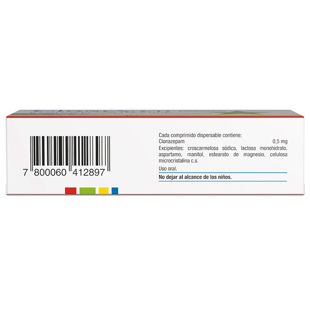 Clonex CD 0,5 mg x 30 comprimidos (Venta solo en sucursal) LAB. SAVAL 