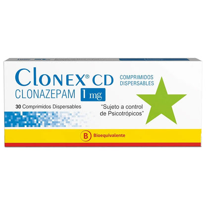Clonex CD 1 Mg X 30 Comprimidos (Venta solo en sucursal) SAVAL 