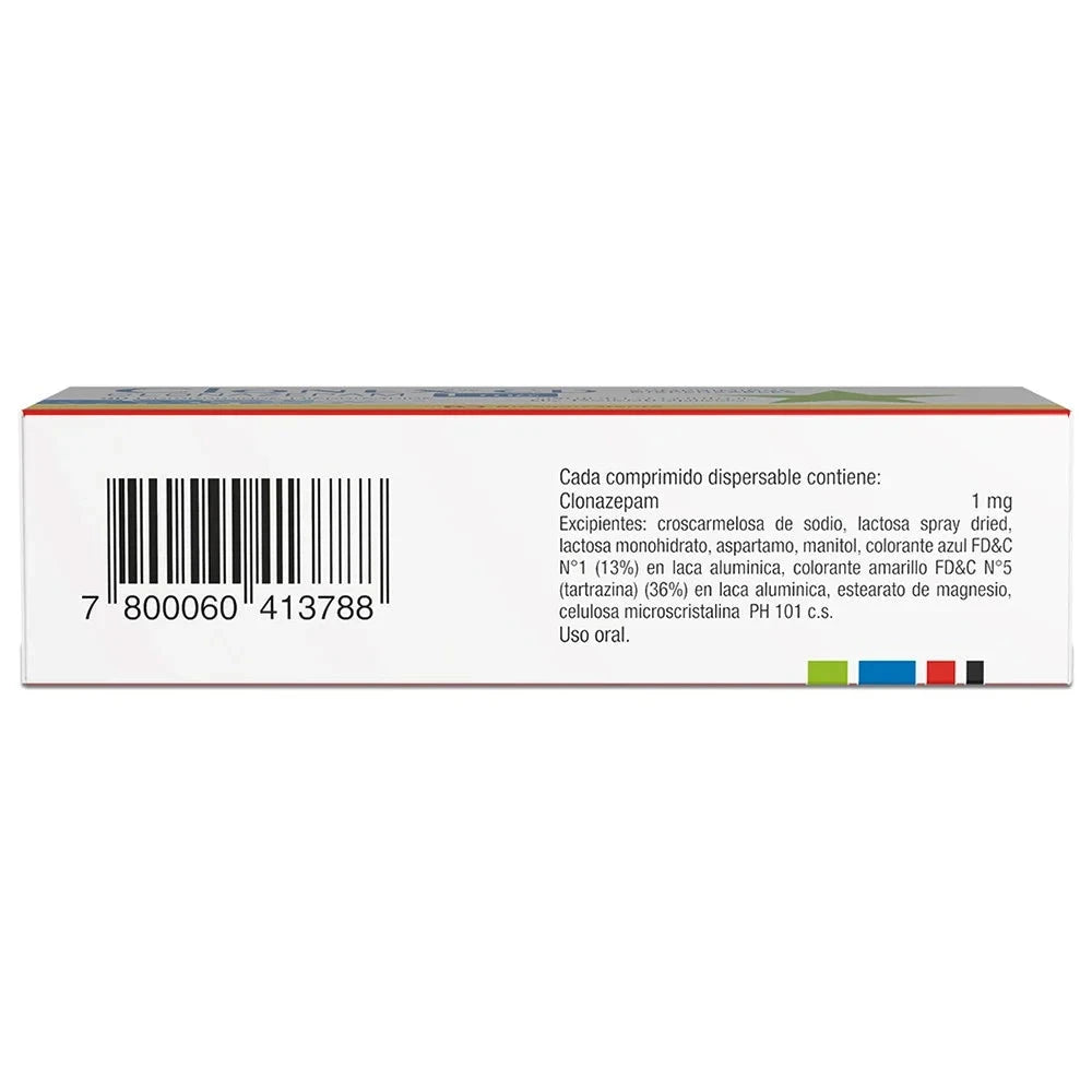 Clonex CD 1 Mg X 30 Comprimidos (Venta solo en sucursal) SAVAL 