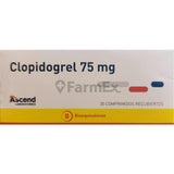 Clopidogrel 75 mg x 30 comprimidos
