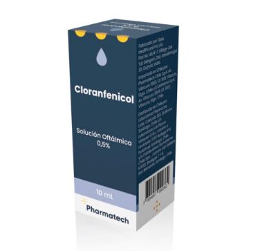 Cloranfenicol 0,5% solución oftálmica x 10 mL PHARMATECH 