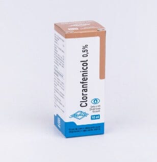 Cloranfenicol 0,5% solución oftálmica x 10 mL  (Refrigerado)