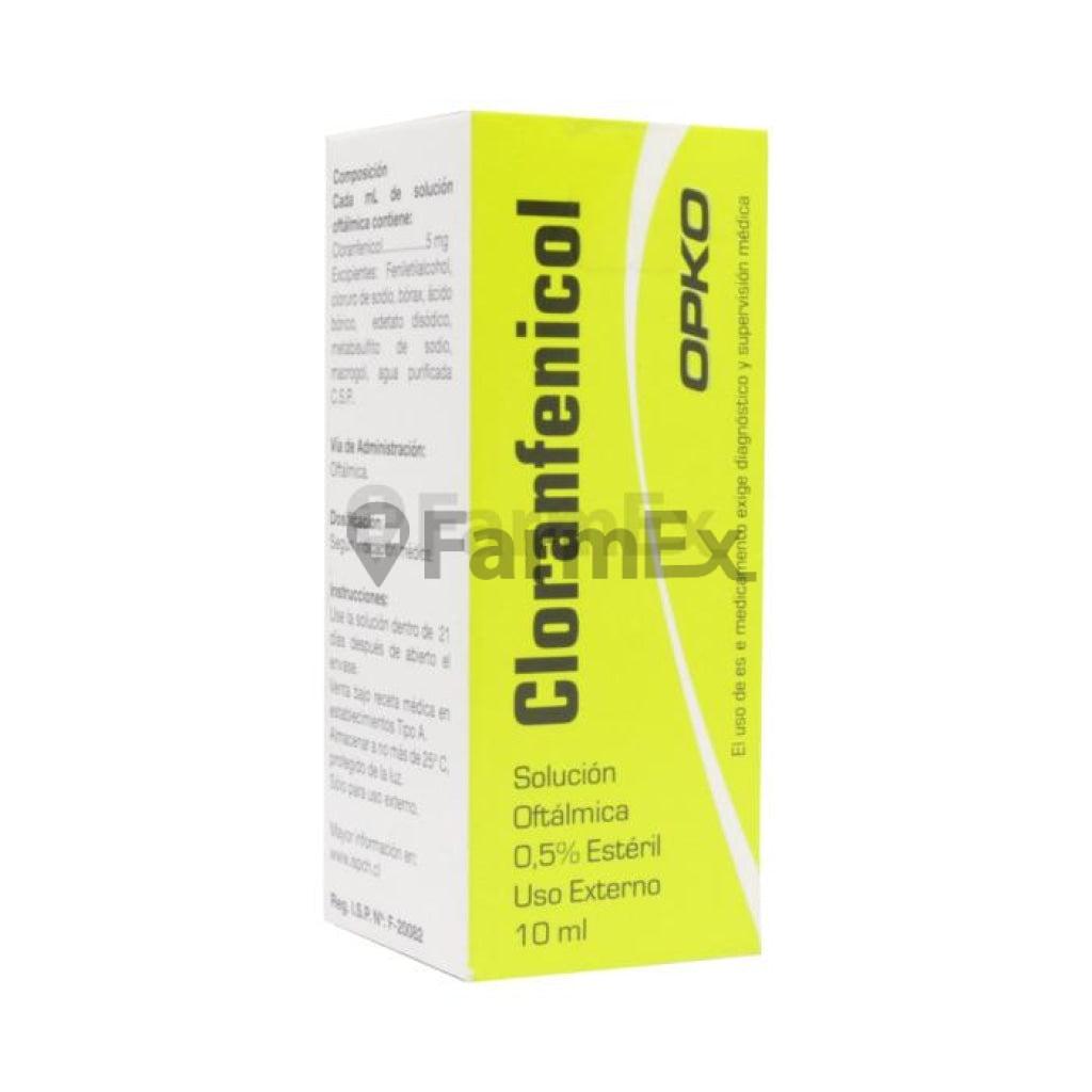 Cloranfenicol Sol. Oft. 0,5 % x 10 mL "Ley Cenabast".