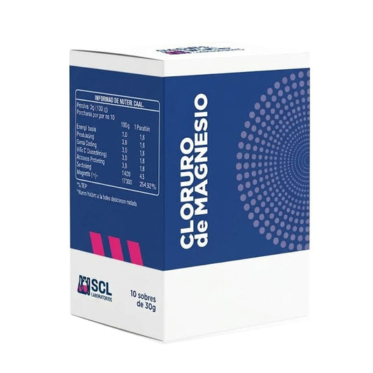 Cloruro de Magnesio 30 gr x 10 sobres (SCL) Laboratorio SCL 