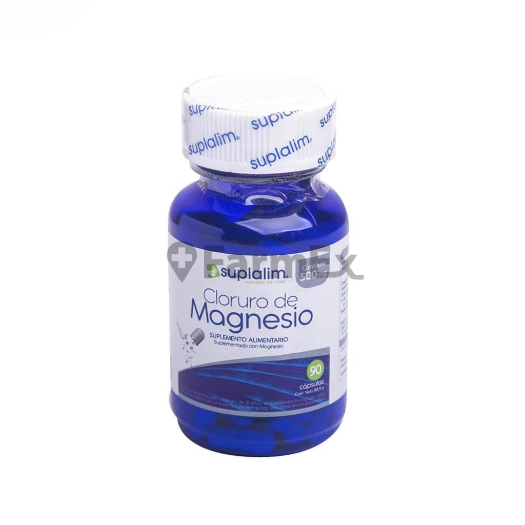 Cloruro de Magnesio x 90 Cápsulas (Suplaim) Farmex-Pluxee-Persistente 