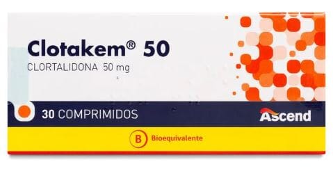 Clotakem 50 mg x 30 Comprimidos Ascend 