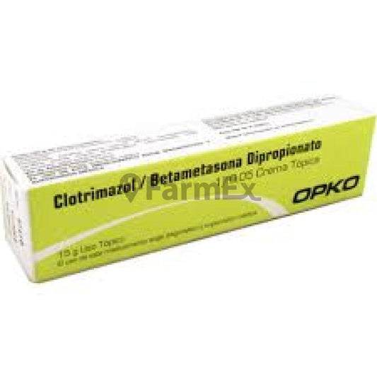 Clotrimazol + Betametasona 1 / 0,05 % x 15 g (opko) Farmex-MiaHealth-Persistente 