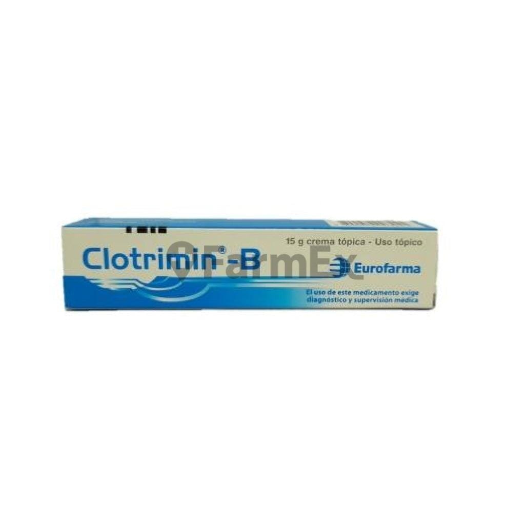 Clotrimin-B Crema Tópica x 15 g Farmex-MiaHealth-Persistente 