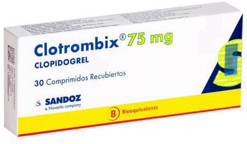 Clotrombix 75 mg x 30 Comprimidos Recubiertos.