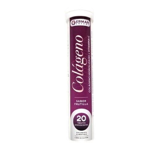 Colágeno "Colágeno + Vit C sabor frutilla" x 20 Tabletas efervescentes Farmex-MiaHealth-Persistente 