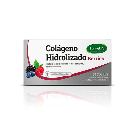 Colágeno Hidrolizado "Sabor Berries" x 30 sobres Farmex-MiaHealth-Persistente 