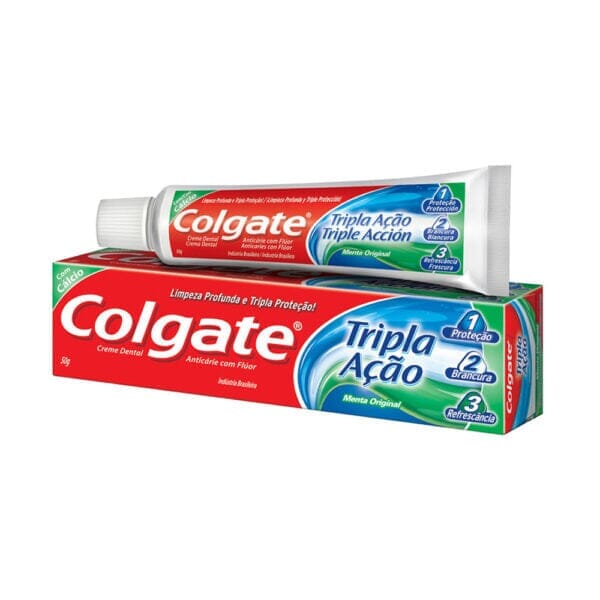 Colgate pasta dental Triple Acción x 50 g Farmex-Pluxee-Persistente 