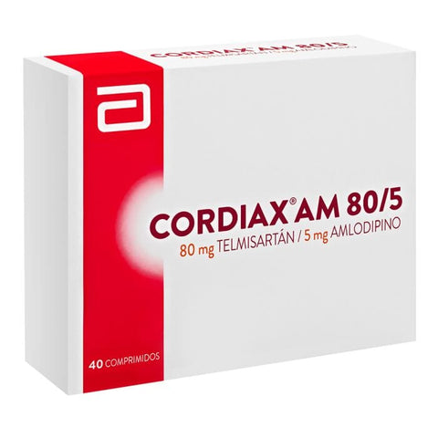 Cordiax Am 80 mg / 5 mg x 40 comprimidos