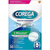 Corega Tabletas Limpiadoras "3 minutos" x 30 Tabletas Efervescentes