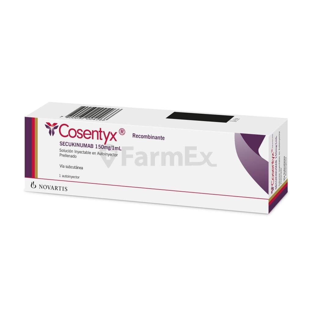 Cosentyx 150 mg / mL x 1 Jeringa Autoinyectable Precargada Farmex-VidaTres-Persistente 