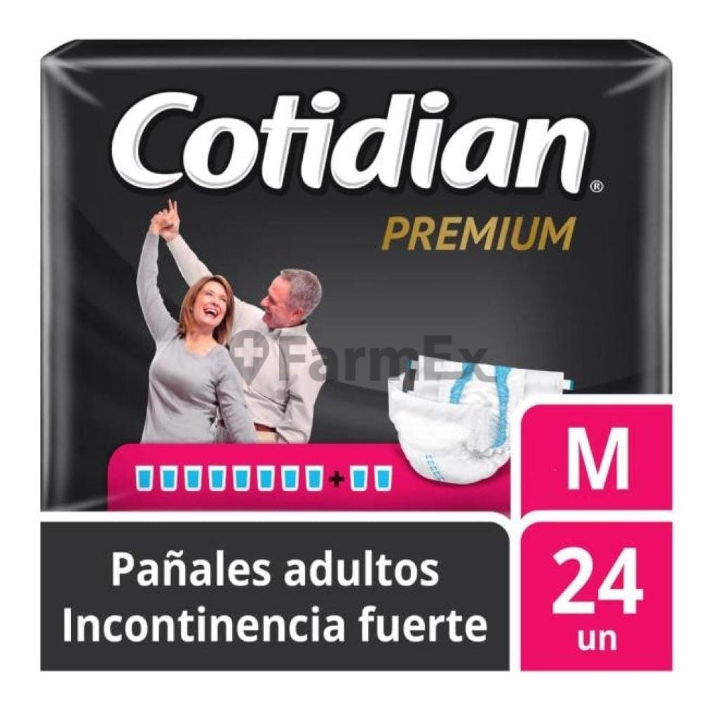 Cotidian Premium Talla M x 24 unidades Farmex-VidaTres-Persistente 