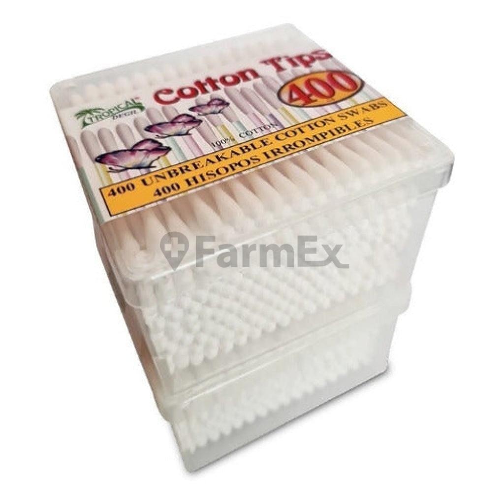 Cotonitos "Cotton Tips" x 400 unidades Farmex-Fonasa-Persistente 