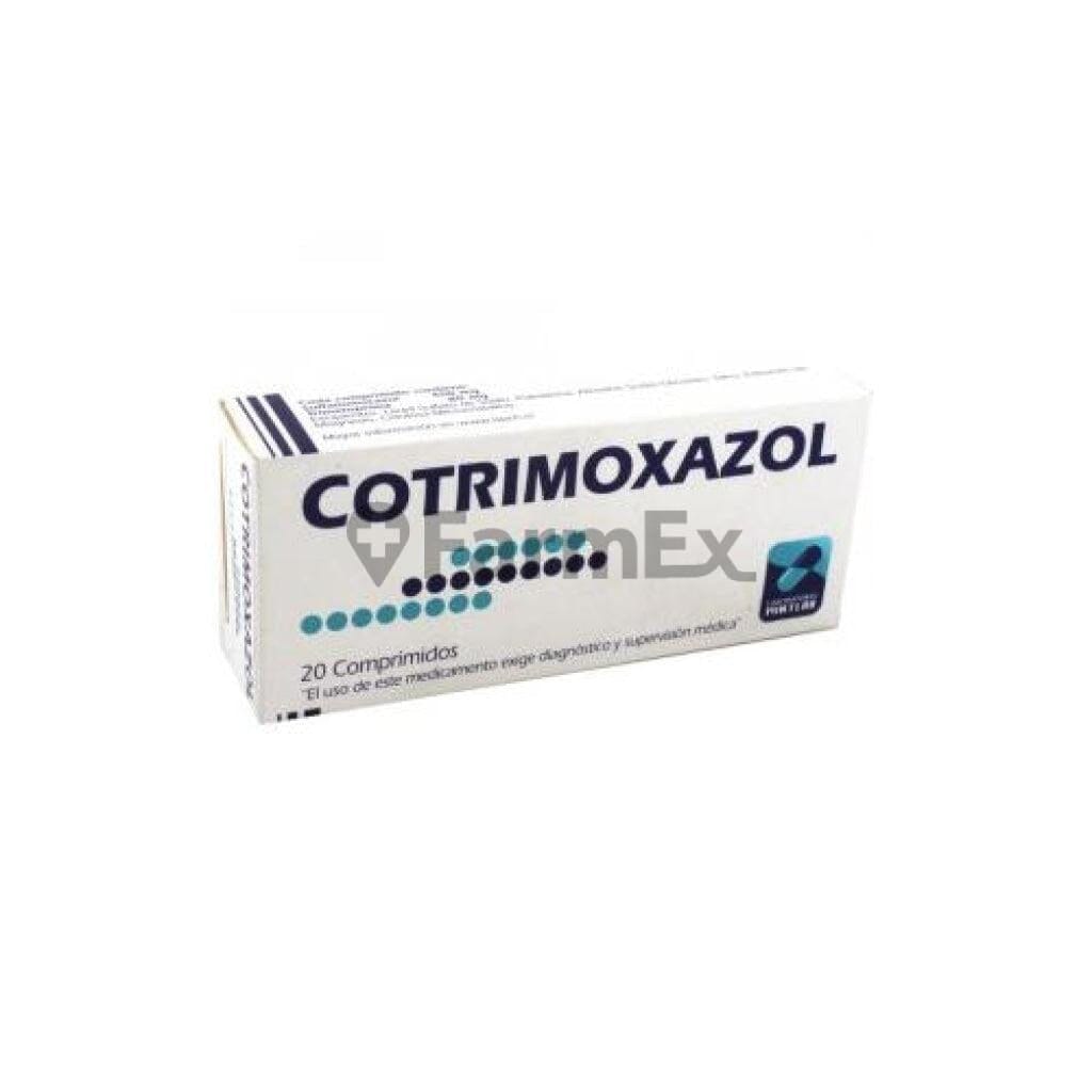 Cotrimoxazol x 20 comprimidos Farmex-Fonasa-Persistente 