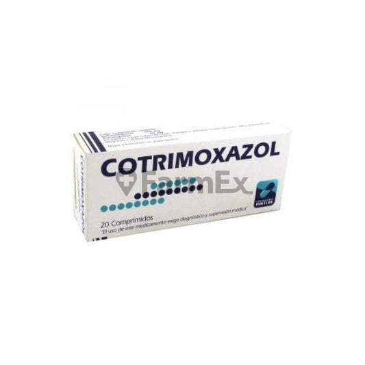 Cotrimoxazol x 20 comprimidos Farmex-MiaHealth-Persistente 
