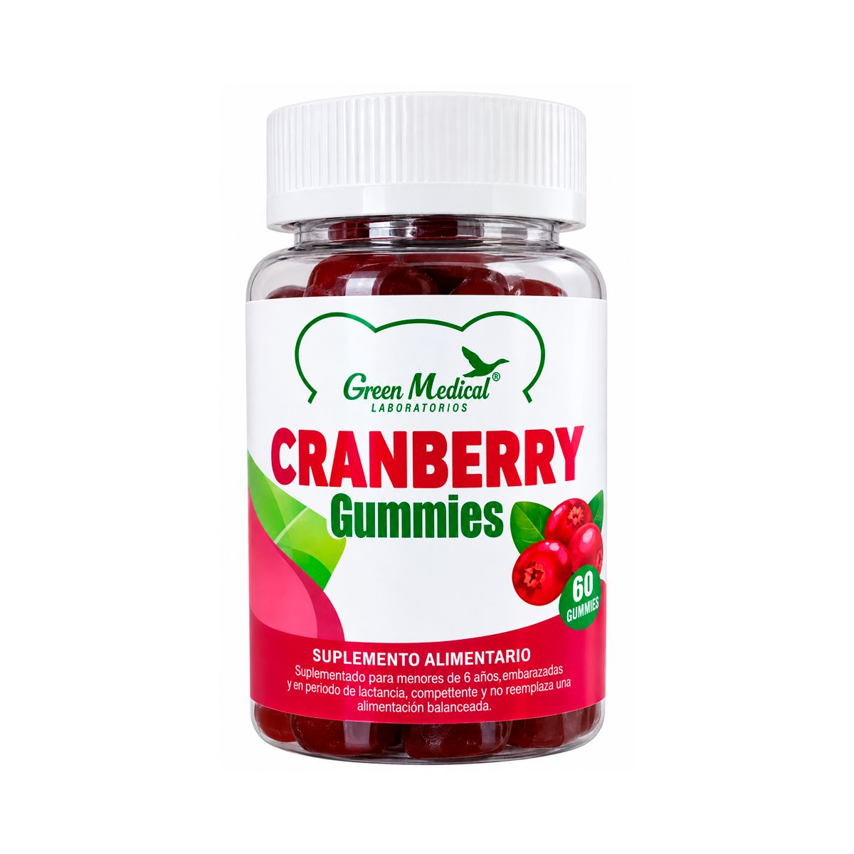 CRANBERRY X 60 GOMITAS Green Medical 