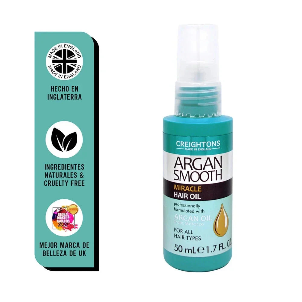 Creightons Aceite de "Argan silk" x 50 mL Farmex-Pluxee-Persistente 