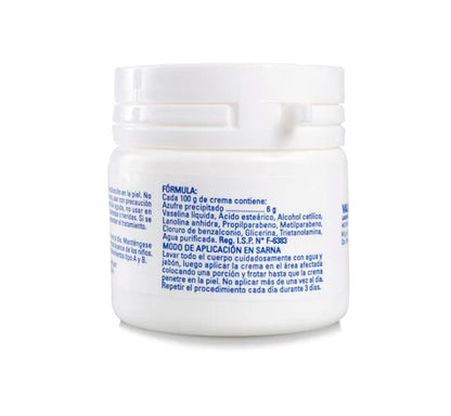 Crema Azufrada Tópica 6% 50 gr valma 