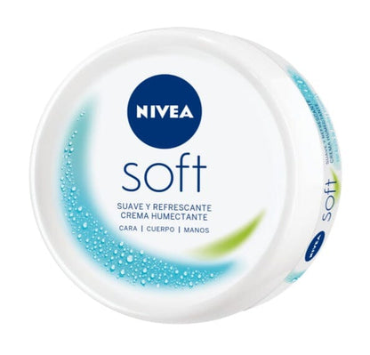 Crema Nivea "Soft" Cara - Cuerpo - Manos x 200 mL BEIERSDORF 