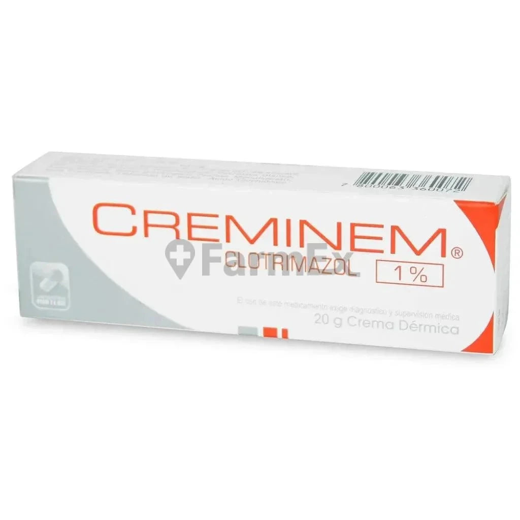 Creminem Crema dérmica 1% x 20 g Farmex-Pluxee-Persistente 