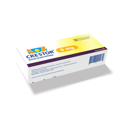 Crestor 5 mg x 30 comprimidos Farmex-Pluxee-Persistente 