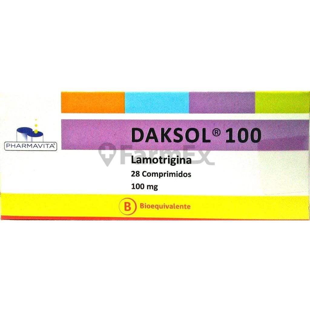 Daksol 100 mg x 28 comprimidos Farmex-BanMedica-Persistente 