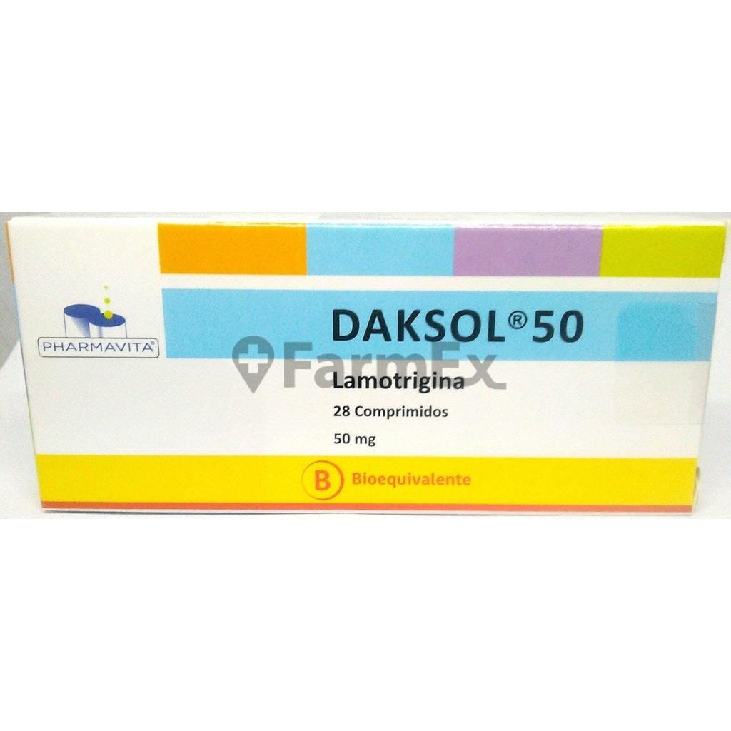 Daksol 50 mg x 28 comprimidos susc-1 de 2 meses Farmex-Suscripciones-Persistente 
