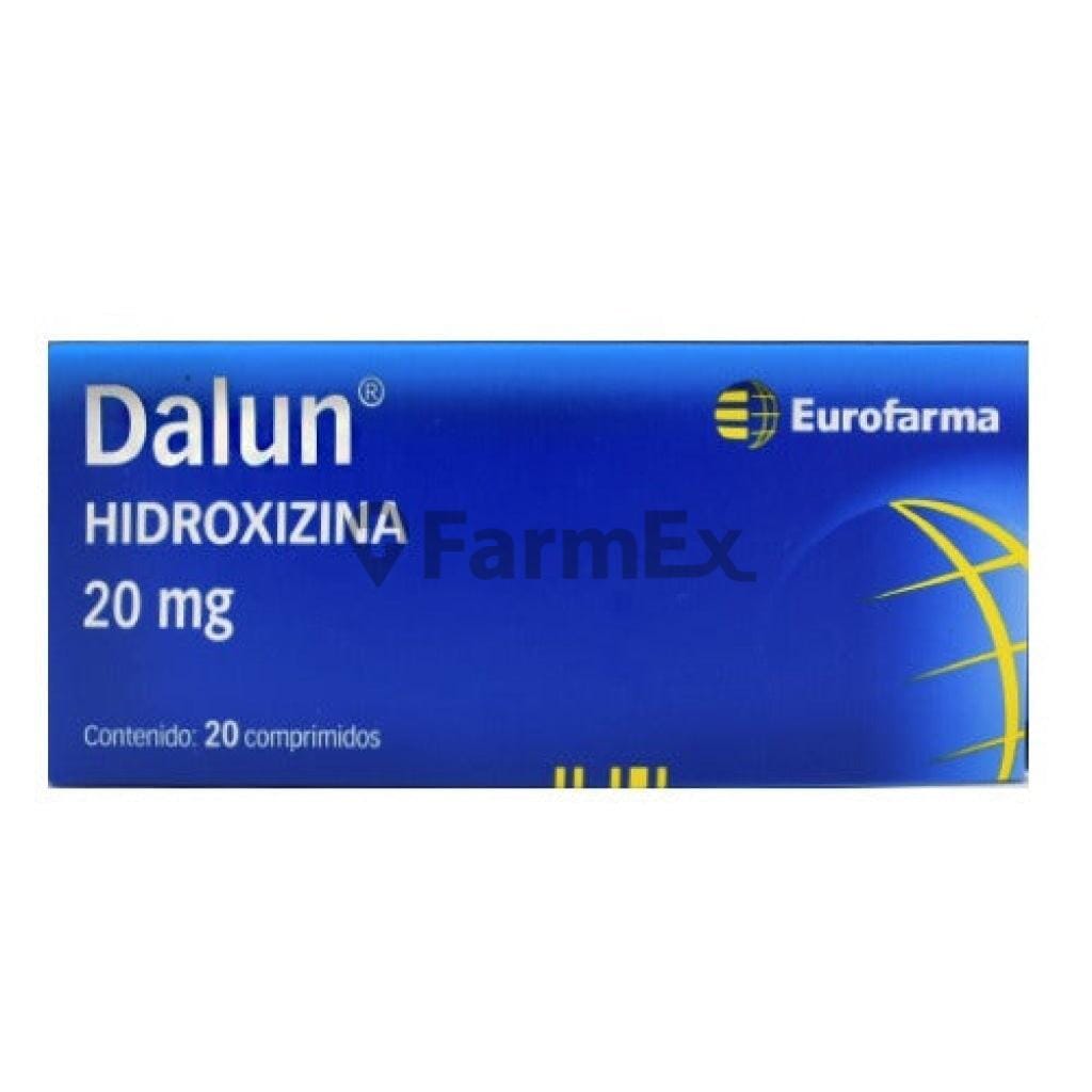 Dalun 20 mg x 20 comprimidos Farmex-Consorcio-Persistente 