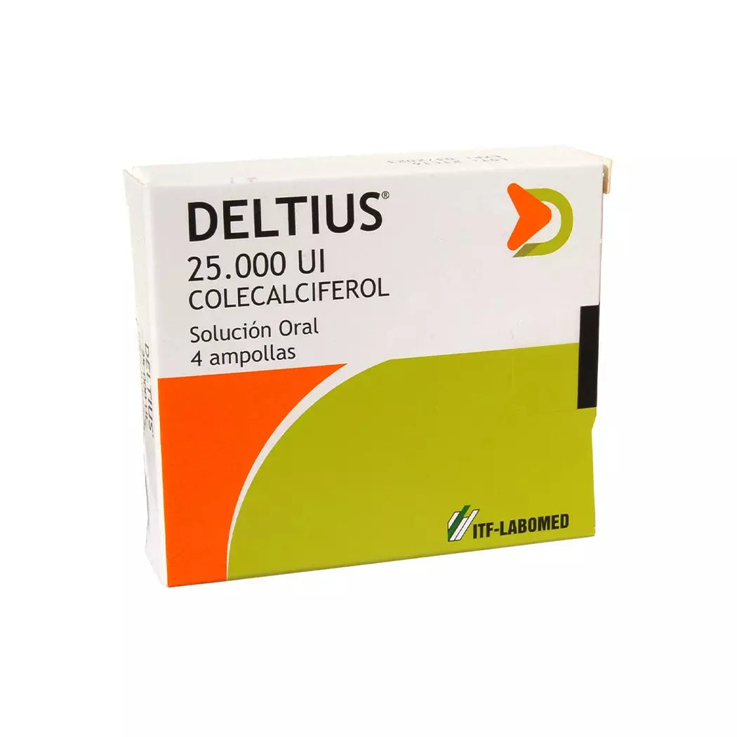 Deltius 25.000 U.I x 4 ampollas.
