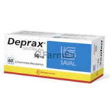 Deprax 50 mg x 60 comprimidos susc-1 de 3 meses