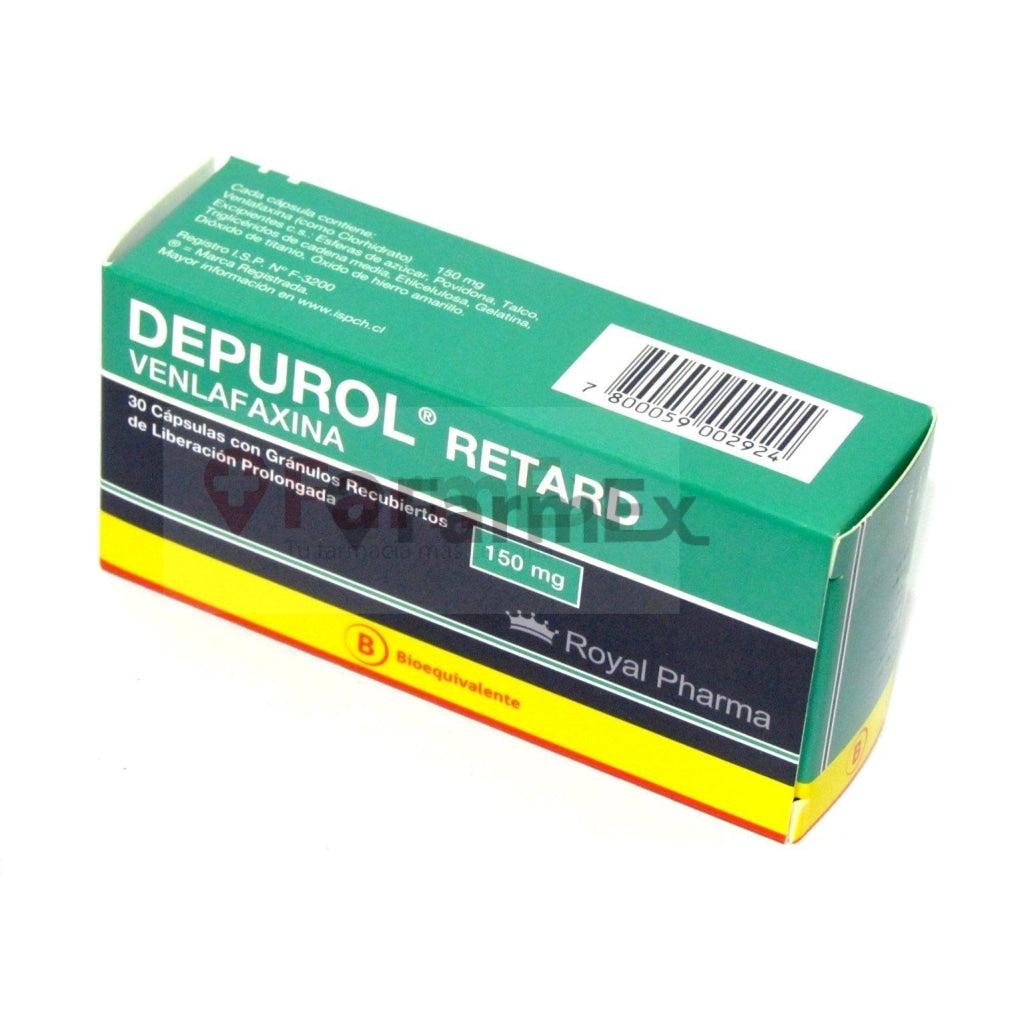 Depurol Retard 150 mg x 30 cápsulas.