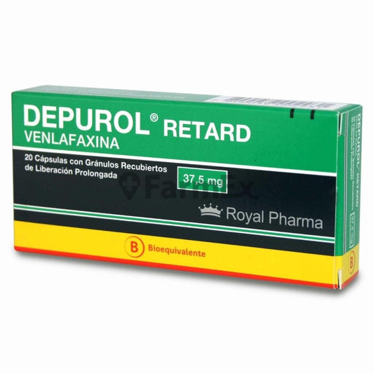Depurol Retard 37,5 mg x 20 cápsulas Farmex-VidaTres-Persistente 