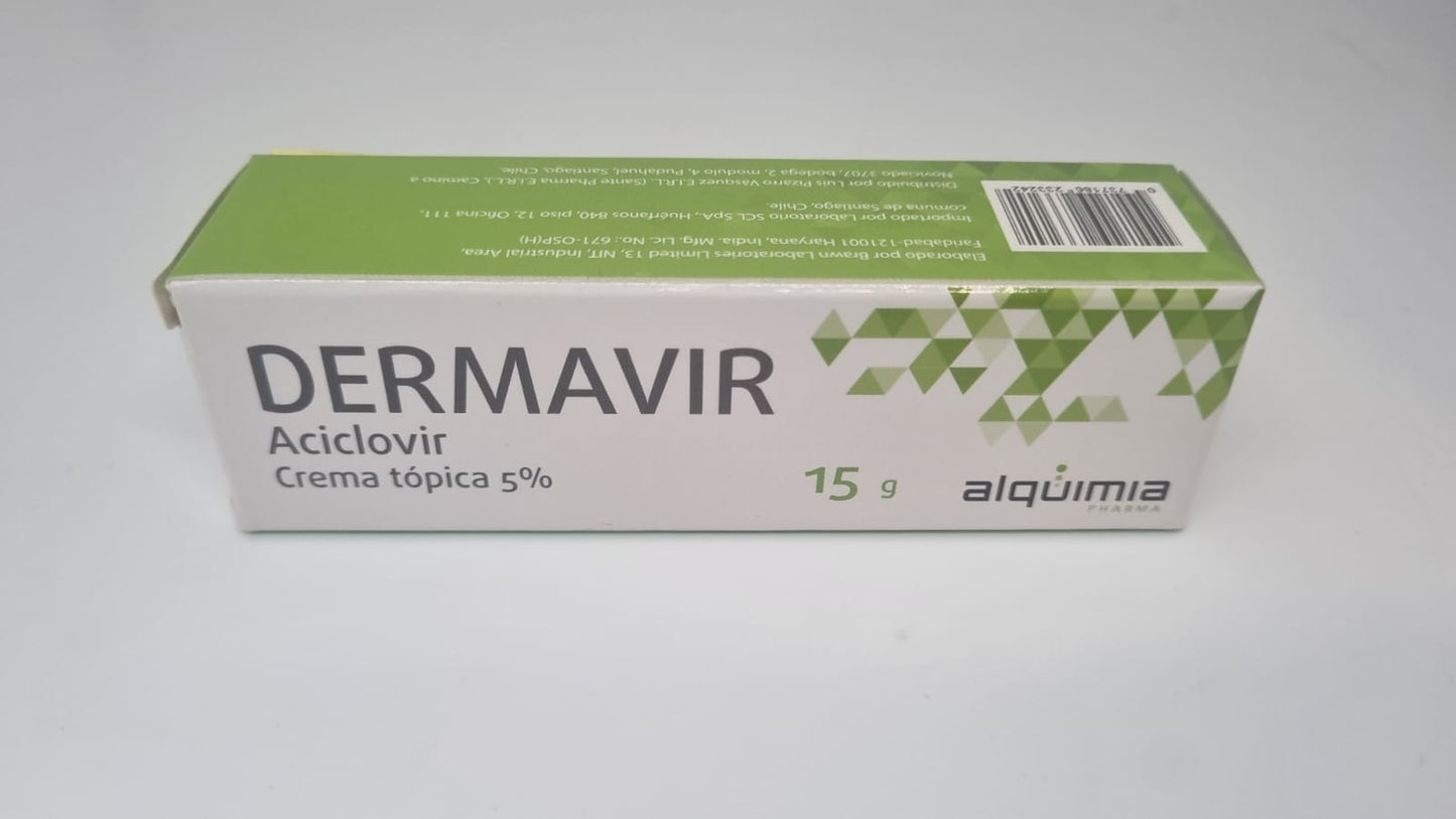 Dermavir 15 g x 5% Farmex-Pluxee-Persistente 