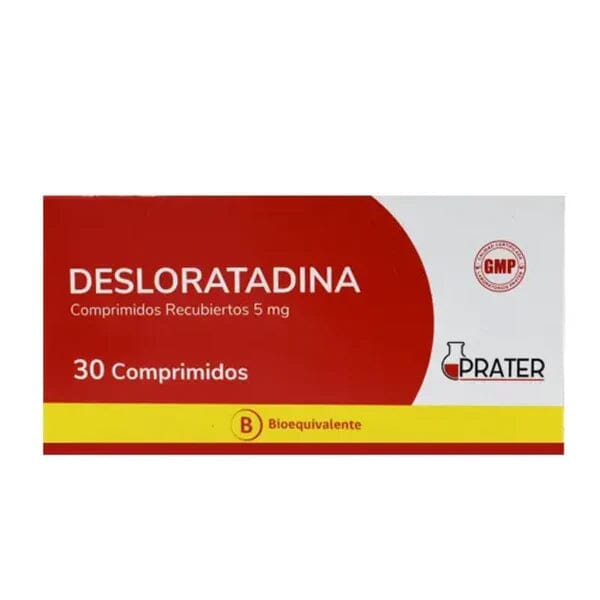 Desloratadina 5 mg x 30 comprimidos.
