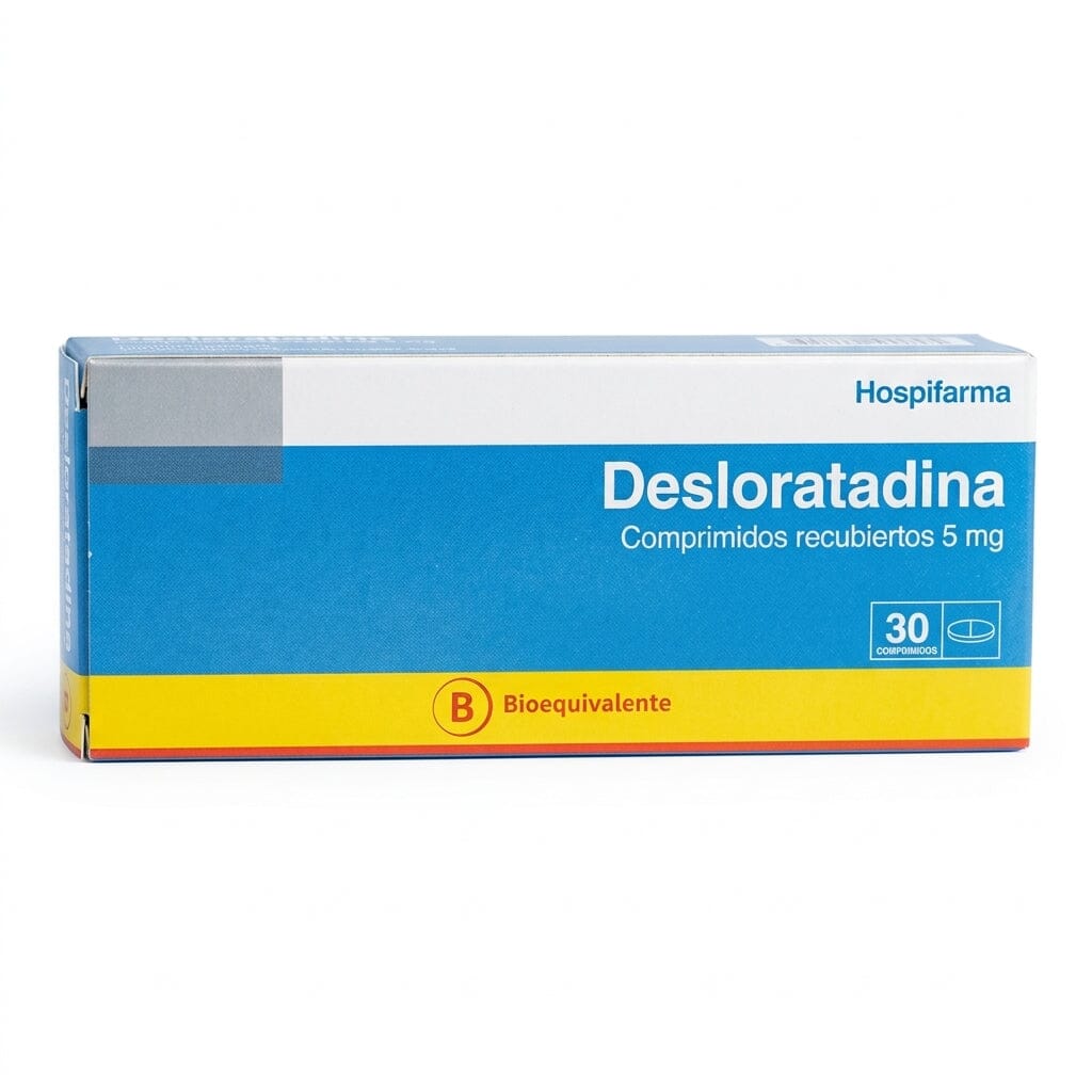 Desloratadina 5mg X 30 comprimidos recubiertos.