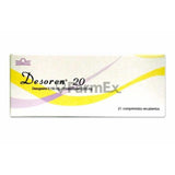 Desoren 20 x 21 comprimidos susc-1 de 2 meses