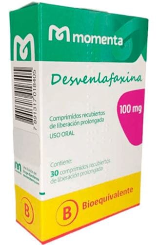 Desvenlafaxina 100 mg x 30 comprimidos de liberación prolongada Farmex-Pluxee-Persistente 