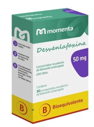 Desvenlafaxina 50 mg x 30 comp LP (Momenta) Farmex-Pluxee-Persistente 