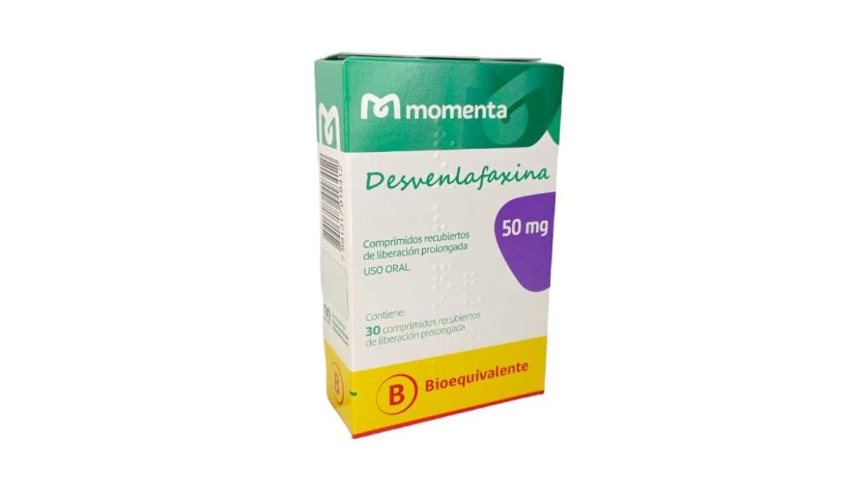 Desvenlafaxina 50 mg x 30 comprimidos LP " Ley Cenabast" Farmex-Pluxee-Persistente 